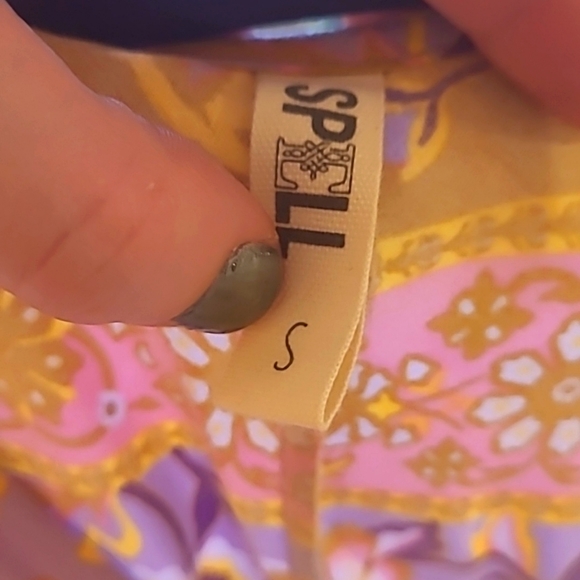 SPELL Lolita Mini dress w Stylish Cut-Out size small - Picture 7 of 12